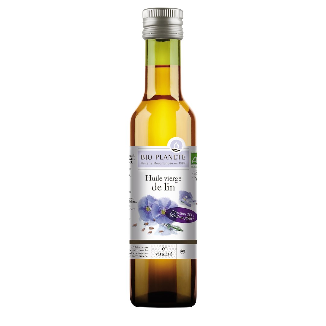 OLEJ LNIANY TŁOCZONY NA ZIMNO BIO 250 ml - BIO PLANETE