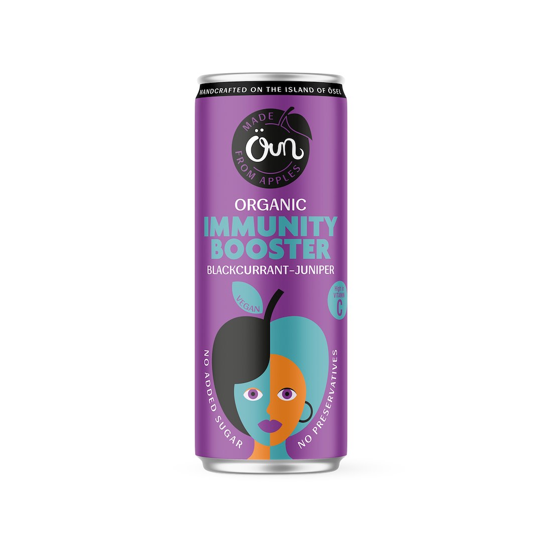 NAPÓJ NA ODPORNOŚĆ CZARNA PORZECZKA - JAŁOWIEC BEZ DODATKU CUKRÓW BIO 250 ml - OUN