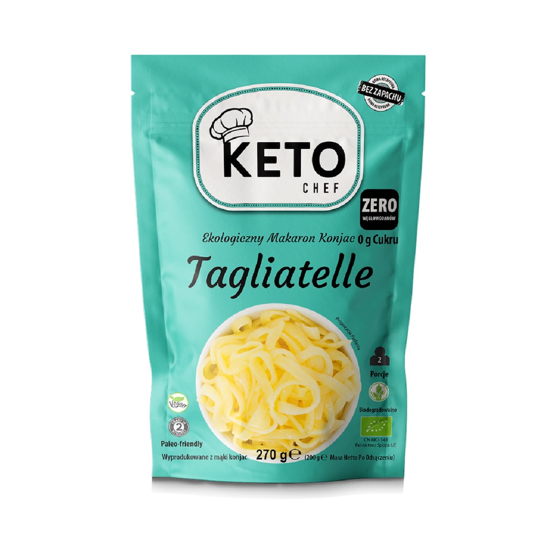 Makaron (konjac) tagliatelle bezglutenowy BIO 270 g (200 g)