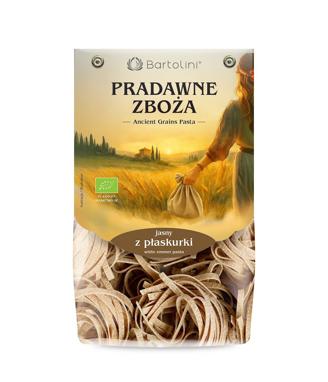 Makaron (z płaskurki) gniazda tagliatelle BIO 250 g