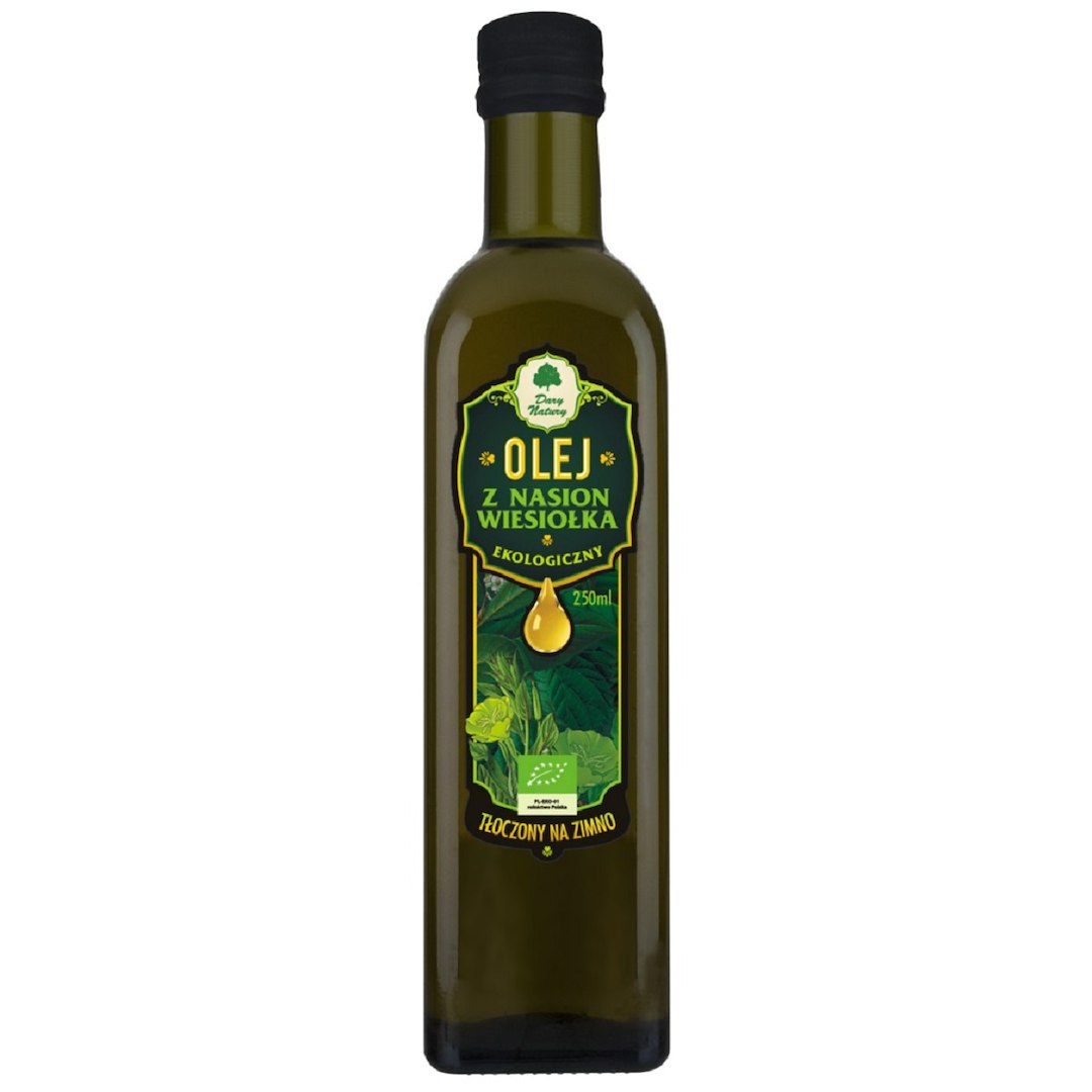OLEJ Z WIESIOŁKA TŁOCZONY NA ZIMNO BIO 250 ml - DARY NATURY