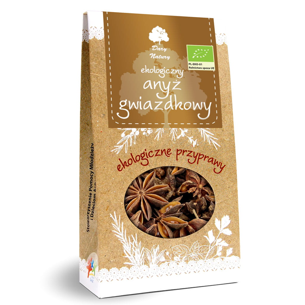 ANYŻ GWIAZDKOWY BIO 30 g - DARY NATURY