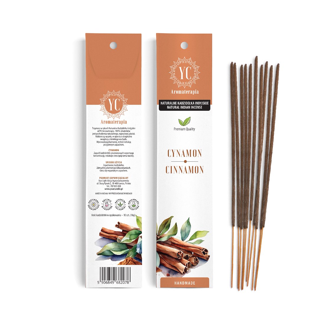 KADZIDEŁKA INDYJSKIE CYNAMON (10 szt.) 16 g - YOUR CANDLE