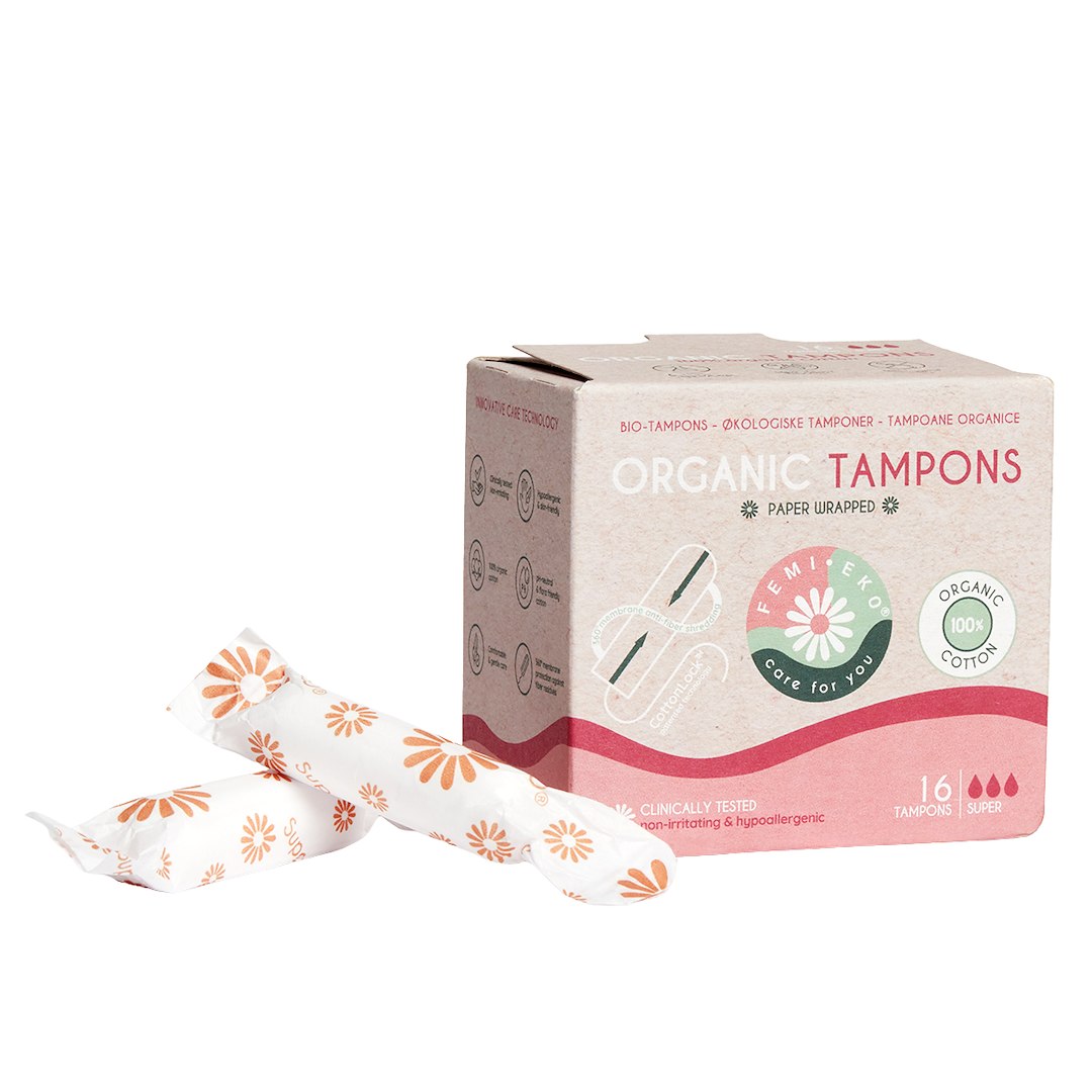 TAMPONY SUPER 16 szt. - FEMI.EKO