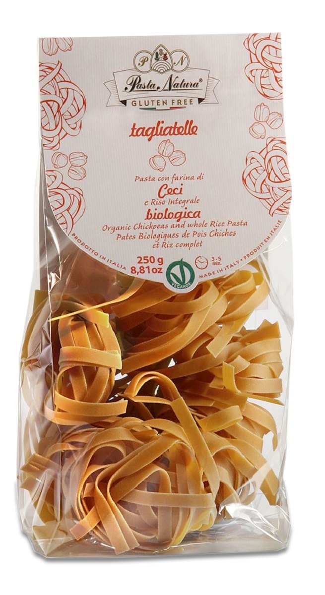 Makaron (z ciecierzycy i brązowego ryżu) tagliatelle bezglutenowy BIO 250 g