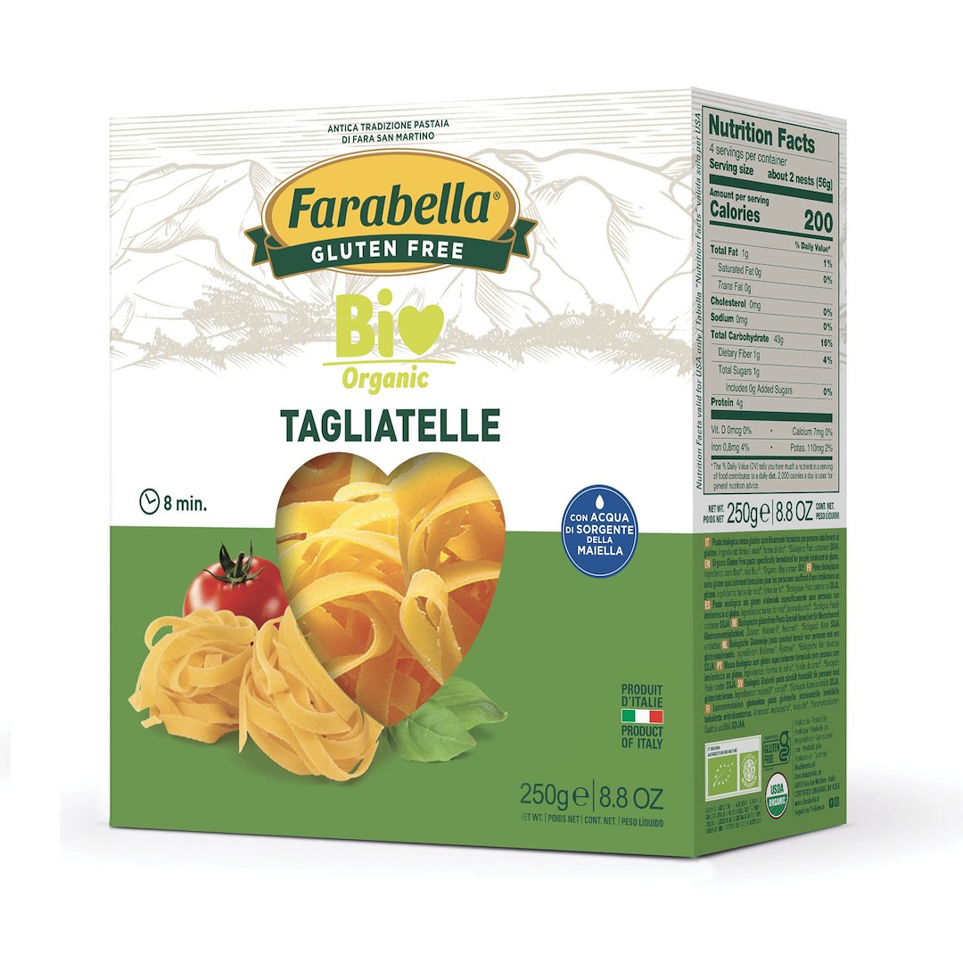 Makaron (kukurydziano-ryżowy) tagliatelle bezglutenowy BIO 250 g