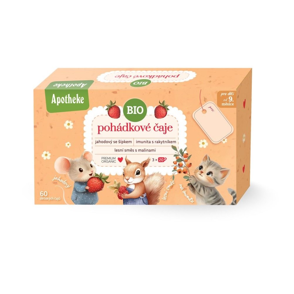 ZESTAW HERBATEK BAJKOWYCH BIO DLA DZIECI (3 SMAKI) (60 x 1,5 g) 90 g - APOTHEKE