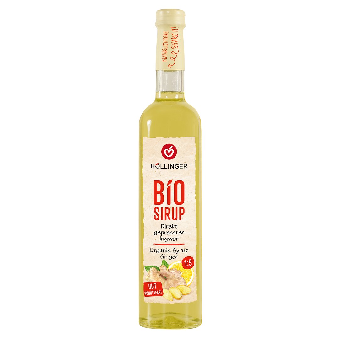 SYROP IMBIROWO - CYTRYNOWY BIO 500 ml - HOLLINGER